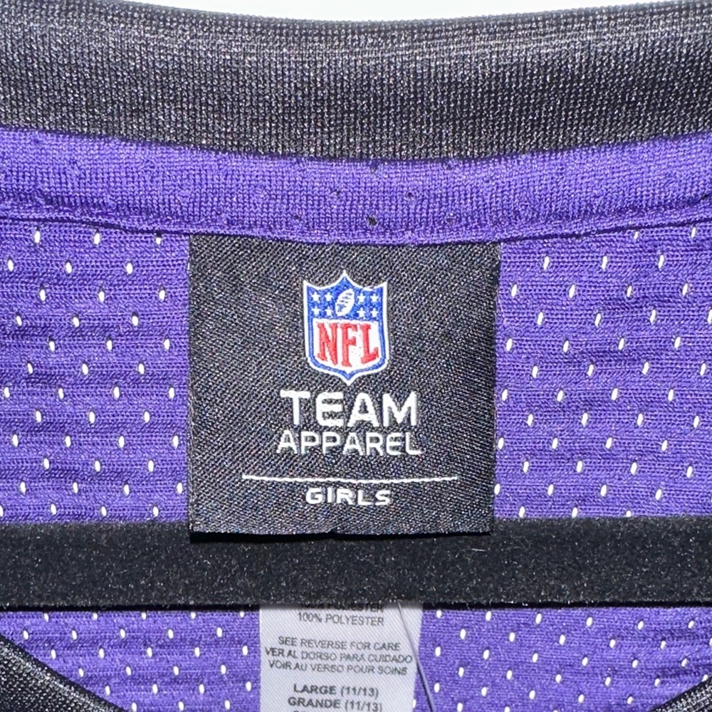 Team Apparel Purple and Black Kids Jersey - Picture 3 of 5